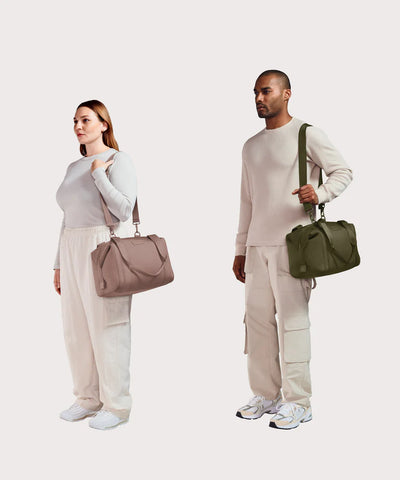 Landon shearling Carryall Bag