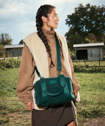 Landon shearling Carryall Bag