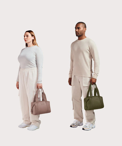 Landon shearling Carryall Bag